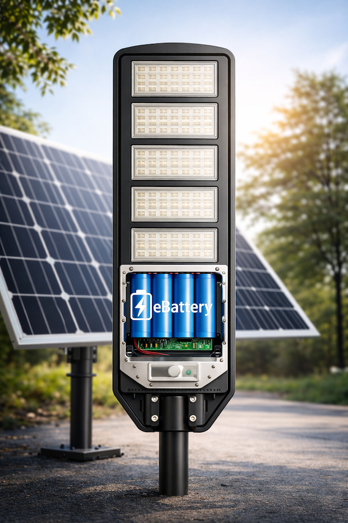 Solar Güneş Panelli Led Sokak Aydınlatmasına Pil Batarya Çözümleri 2 Solar Güneş Panelli Led Sokak Aydınlatmasına Pil Batarya Çözümleri